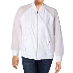 Ralph Lauren mesh‎ sleeves white jacket